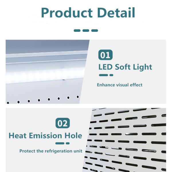 Anticorrosive Pastry Table Top Cake Display Chiller Practical Glass Material