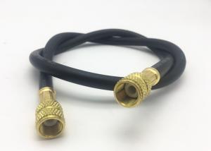China 5MM Black Color Air Conditioner Refrigeration Charging Hose , Freon Charging Hose on sale