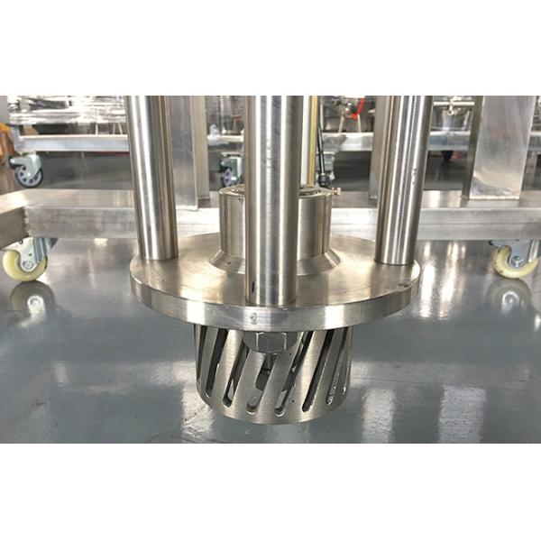 Durable Pneumatic Lifting Soap Mixer Machine , 4KW Lotion Manufacturing Equipment