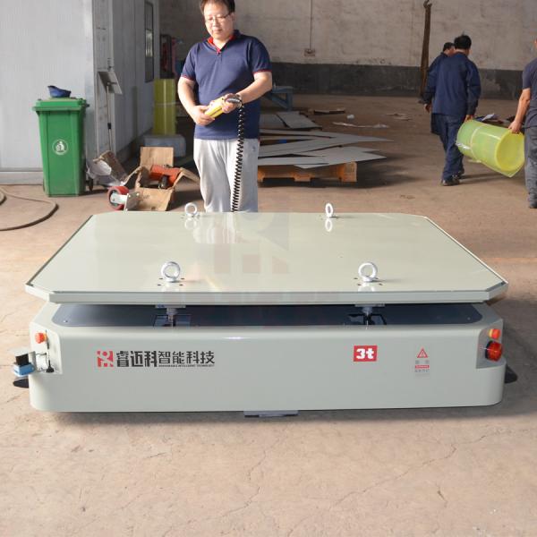 Cheap Steerable Vision AGV Automated Guided Vehicle 3 Tons For Handling Wind Mill Components for sale