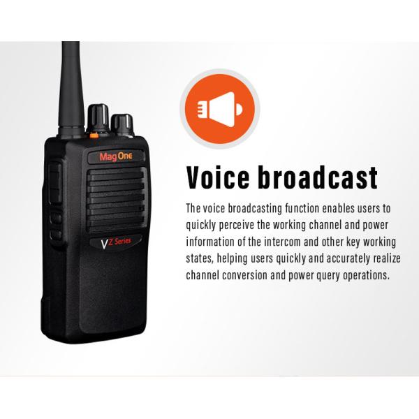 Motorola VZ-12 Two Way Radio 16 Storage Channel with Professional Radio Type and 4W Output Power
