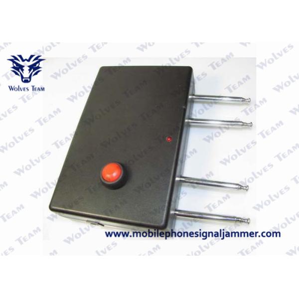 Portable Quad Band RF Jammer 310MHz / 315MHz / 390MHz / 433MHz 400mA Working Current