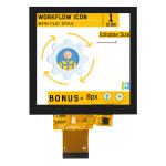 Square IPS TFT LCD Display 4 Inch 320x320 Dots With Pcap Monitor TFT module