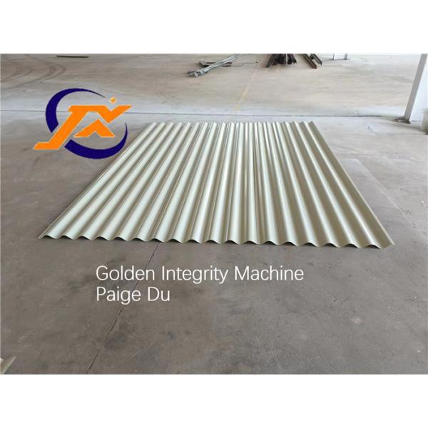 Big Wave Corrugated Sheet Roll Forming Machine For Steel Warehouse