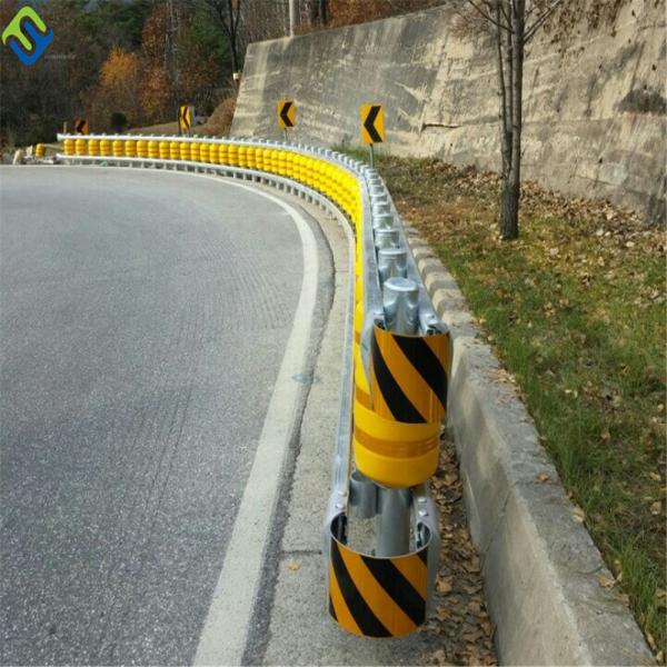 Roadway Traffic Safe Rolling Type Safety EVA Roller Barrier Roller Crash Barrier
