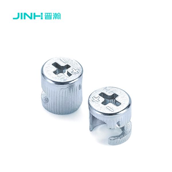 High Performance Cabinet Cam Nut Eccentric Wheel Nut SGS For RTA Furniture