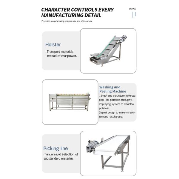 Yazhong Automatic Cassava and Potato Plantain Banana Chips Making Machine Production Line