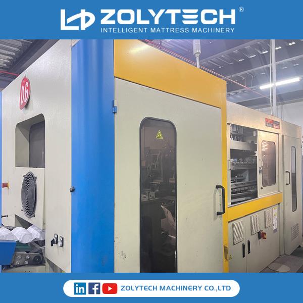 Cheap Automatically Mattress Pocket Spring Making Machine  Providing Two Different Wires for sale