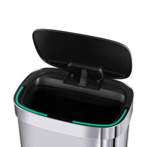 Automatic Rectangle Touchless Smart Trash Can ，SS Smart Sensor Garbage Bin
