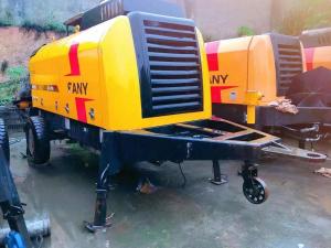Best HBT6013C-5 Used Concrete Trailer Pump ISO9001 RoHS Certificated wholesale