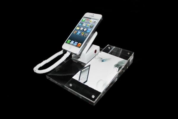 Cheap COMER anti-theft displaying system holders for handsets stands with security and price tags for sale