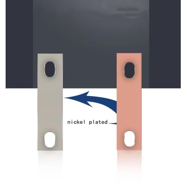 50Ah Flat Nickel Plated Copper Bus Bar For Lithium Battery Use