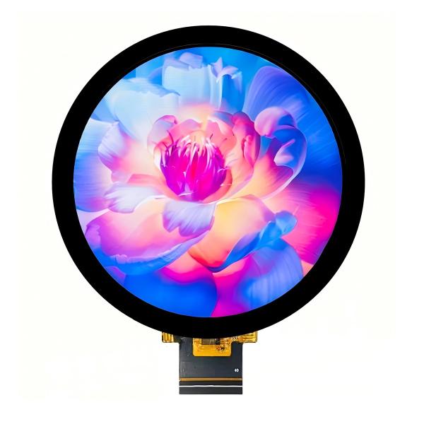 Cheap 2.8 Inch IPS 480x480 Round TFT LCD Touch Screen Display Module ST7701S Industrial Grade Operating Temp. -20°C to 70°C for sale