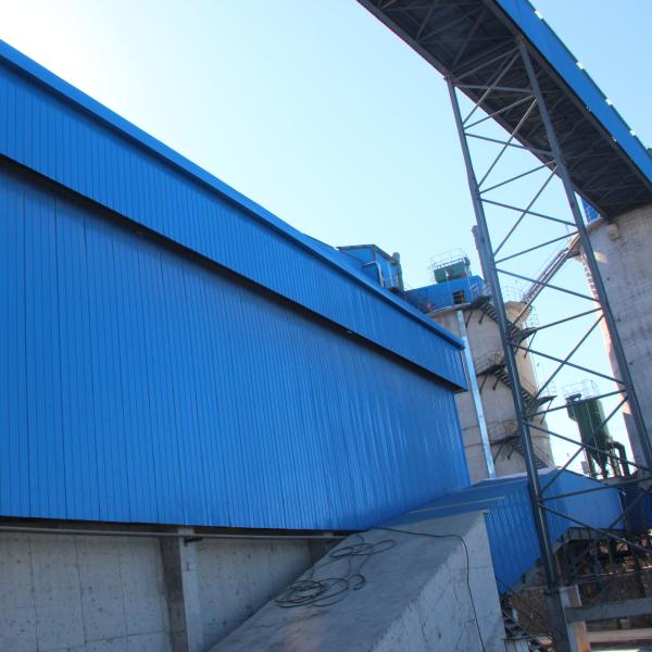 Q235B Prefab Steel Warehouse Roof Structure Building Rockwool