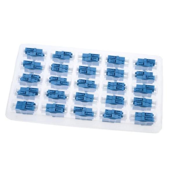 FTTB FTTX Network Fiber LC To LC Type Fiber Optic Connector Blue