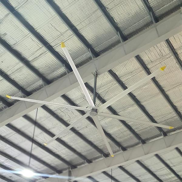 8FT-24FT Big Industrial Hvls Ceiling Fan For Air Cooling And Ventilation Function