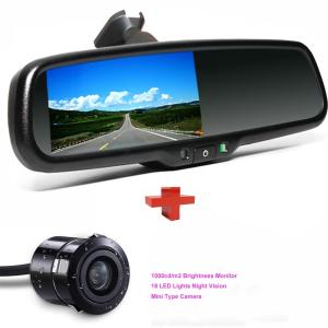 Best 4.3&quot; TFT LCD Car Backup Camera Mirror , Reverse Camera Mirror Kit WSVGA 1024 Resolution wholesale