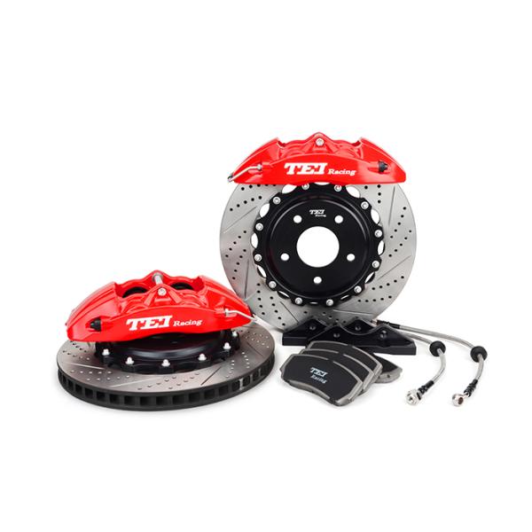 Four Piston Audi A6 Big Brake Kit High Durability For Front Wheel 355*28mm Rotor