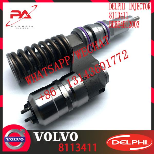 Diesel Engine Fuel injector 8113411 BEBE4B12003 A1 for V-O-L-V D12 3039 US 465 SPEC 345-385 HP