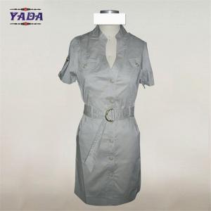China Formal latest fashion design photo spandex women sexy cotton bodycon full dress with belt on sale
