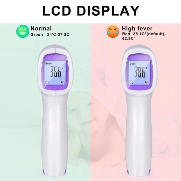 LCD Display No Touch Infrared Thermometer Advanced Probe Accurate Measurement