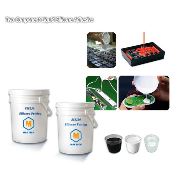 Cheap High Dielectric Strength Elastic Two-Component Potting Casting Compound for Electronics PCB EV Charger Casting Encapsula for sale