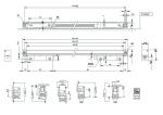 50 500 Mm 0.02mm Linear Dro Scale Micro Linear Encoder For Milling Machine