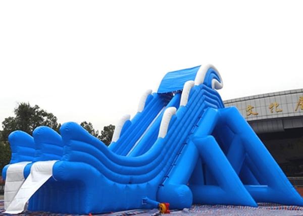 Cheap Creative Large Inflatable Dry and Wet Slides With Quadruple Stitching for sale