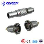 0B 2 pin plug and socket circular push pull connector for thermacam