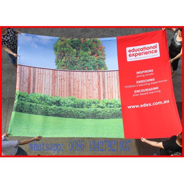 6Ft Pantone Match printing Tension Fabric Displays Printed Tablecloth Runner