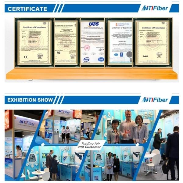 19" 1u 24 Port Sc Sx Optic Fiber Optic Terminal Box For FTTH