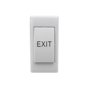 Micro - Switch Inside Plastic Push To Exit Button Narrow Thin Style With Backbox