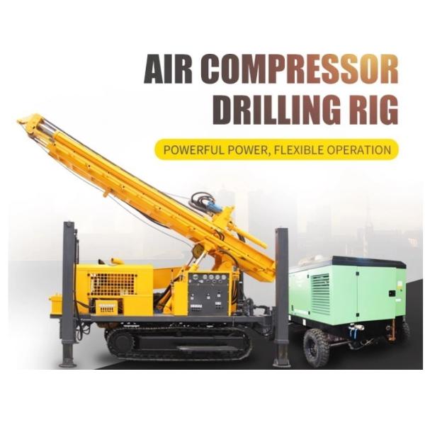 High-Performing Water Well Drilling Rig with 200 Meters Drilling Depth