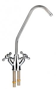 Best Double Handle Brass Kitchen Faucet Commercial Gooseneck Sink Faucet Pull Down wholesale