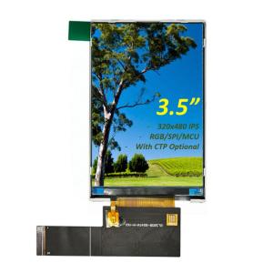 Best 3.5&quot; Inch TFT LCD Display Module 320x480 HVGA IPS Full Viewing Angle With RGB/MCU/SPI Interface wholesale