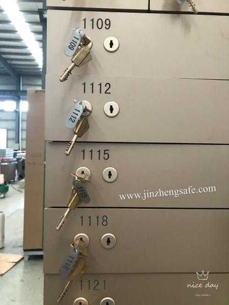 UL Listed JZ-01 Dual Copper Key Locks For Safe Deposit Box And Cabinet