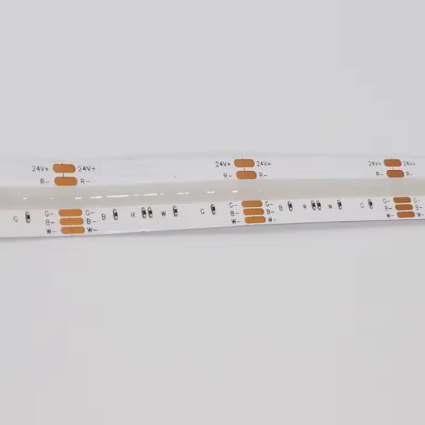 Super brightness COB led strip RGB 12mm multiple color 120 degree super wide 1080 LEDs/m COB strip light full color