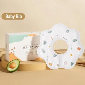 Best Organic Cotton Baby Waterproof Feeding Bib in a Comprehensive Assortment of Colors wholesale