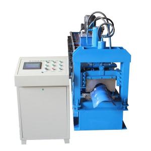 China Plc Control Semicircle Ridge Cap Metal Roof Tile Roll Forming Machine Automatic on sale