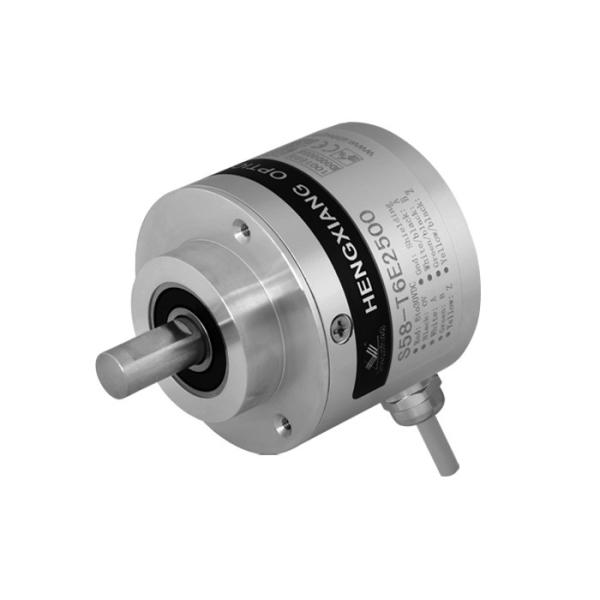 Cheap S58 Push Pull High Resolution Rotary Encoder 10000 Pules With Alarm / Sensing for sale