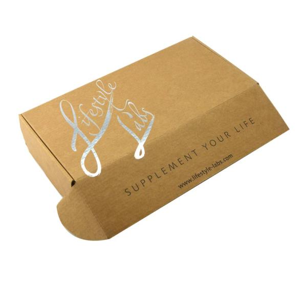 Stamping Corrugated Cardboard Shipping Boxes Biodegradable Custom Mailer Boxes