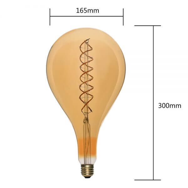LVD 4W 3000K 165MM Dimmable E14 Filament LED Bulb