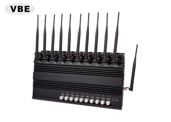 Cheap Black Shell Wifi Signal Jammer 33dBm Average Output Power Signal Synchronization System for sale