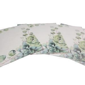 Square Party Paper Napkins Serviettes Nontoxic Multipurpose 2 Ply