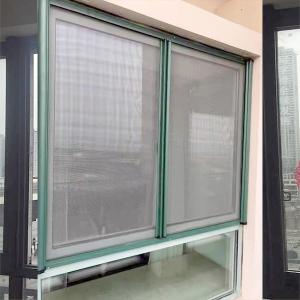 Fly And Insect Resistance Retractable Window Screens Door System