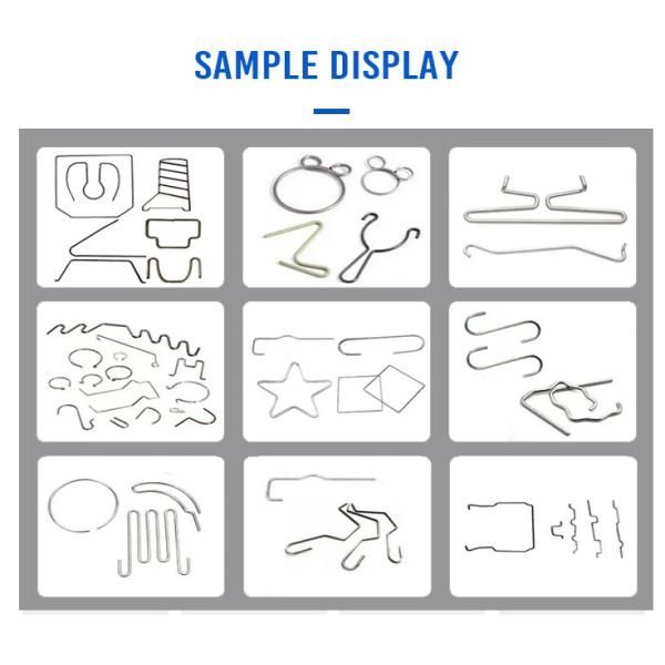 Metal 2d Cnc Wire Bending Machine Iron Folding Machine Wire Galvanized Wire Forming