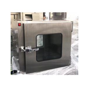 SUS 304 Electrical Interlock Cleanroom Pass Box Transfer Window
