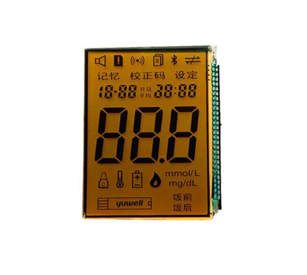 Cheap SPI Interface Segment HTN Lcd Display Positive Semi Transpare Mode for sale