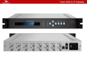 Best Digital TV Headend FTA 16 DVB-S2/T2/C/ISDB-T to IP Gateway Tuner Professional Satellite Receiver IRD HD DVBC Receiver wholesale