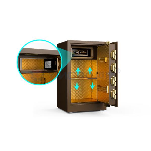2CU FT Smart Fingerprint Safe Box Dual Alarm For Security YB/RS-70